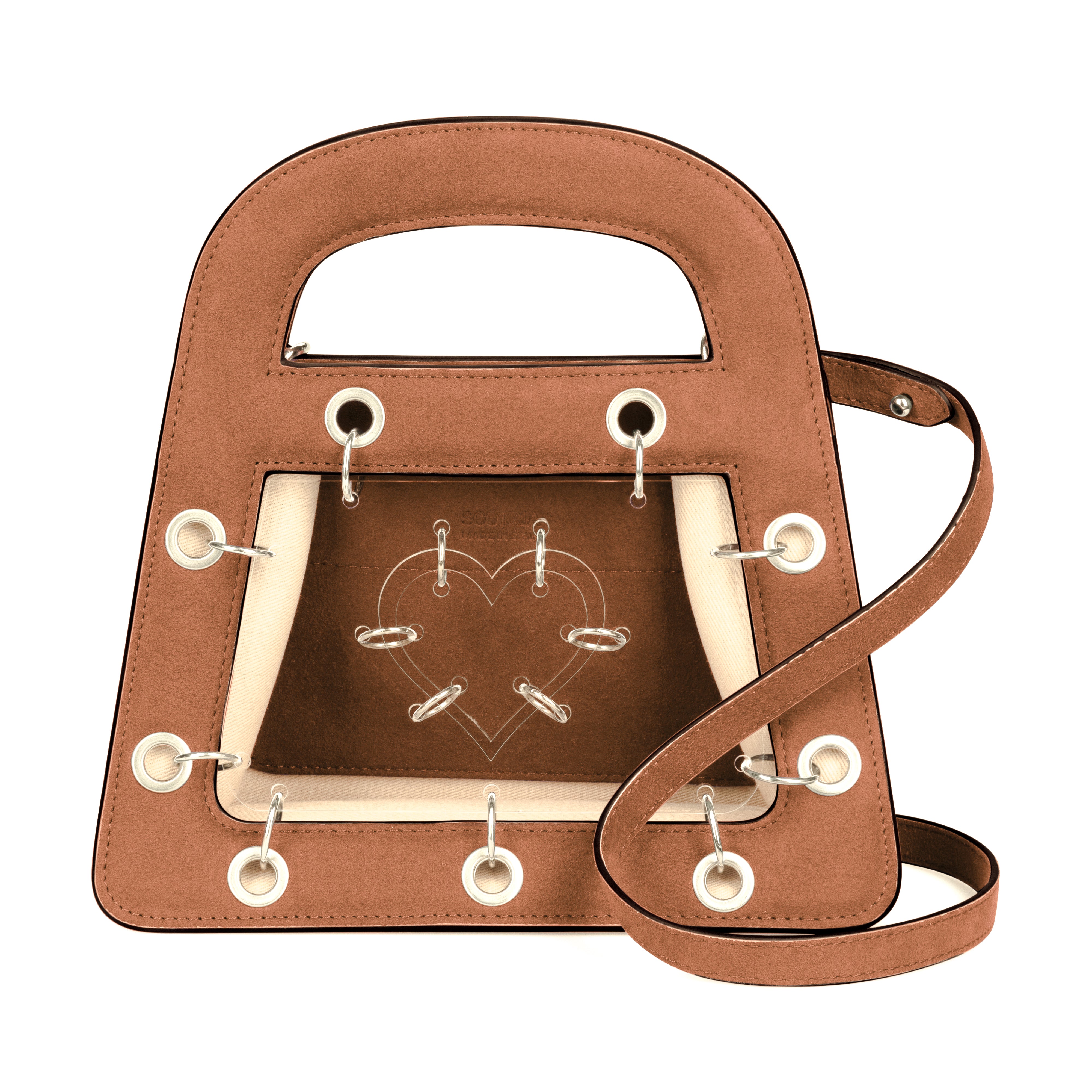 Alibi Bag in Brown Heart [Vegan] – SCOTRIA