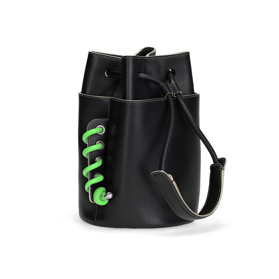 Bucket Bag in Black [Customisable]