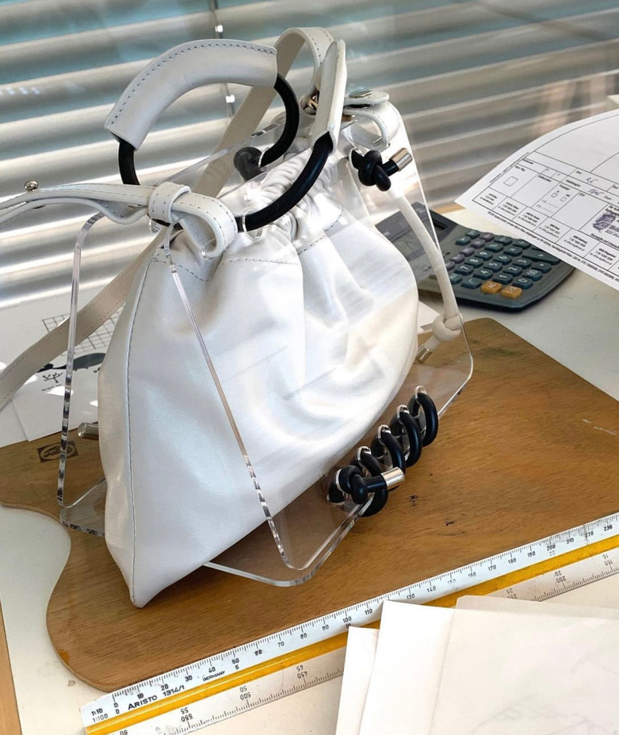 Panorama Bag in White [Customisable] – SCOTRIA