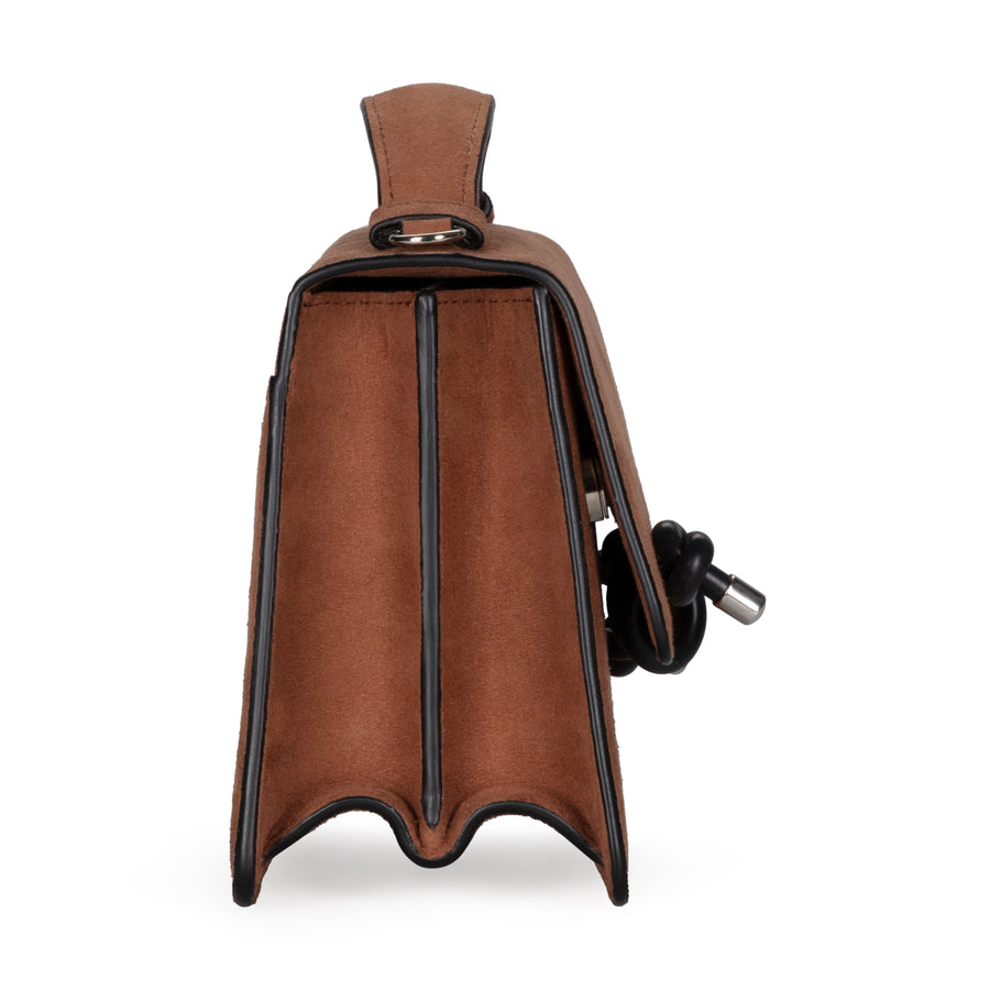 Brief Bag in Brown [Customisable] [Vegan]